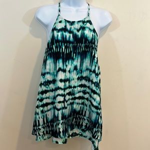 Decree Sleeveless Tie Halter Shirt  Size L